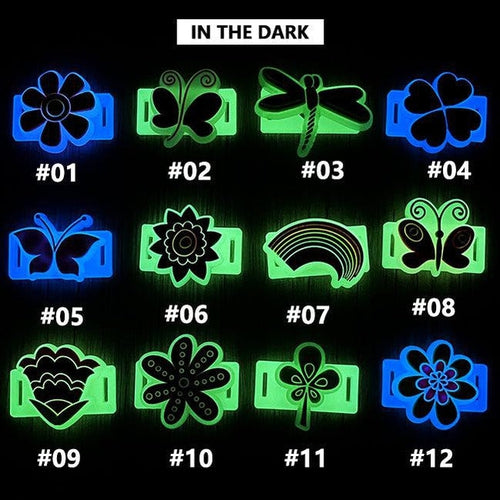 Garden Shoelace Charms - Glowing