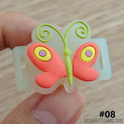 Garden Shoelace Charms - Glowing