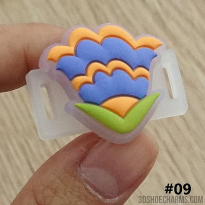 Garden Shoelace Charms - Glowing