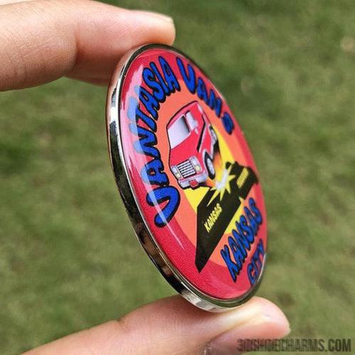 Custom Doming Fridge Magnet - Rounded