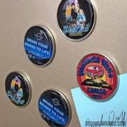 Custom Doming Fridge Magnet - Rounded