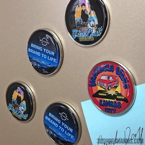 Custom Doming Fridge Magnet - Rounded