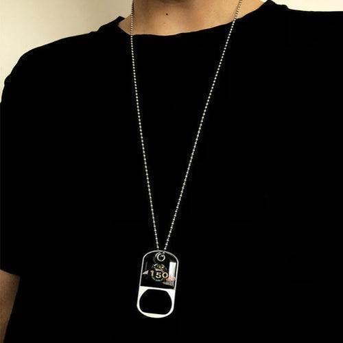 Custom Dog Tag Necklace With Opener