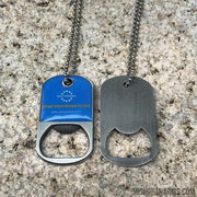 Custom Dog Tag Necklace With Opener