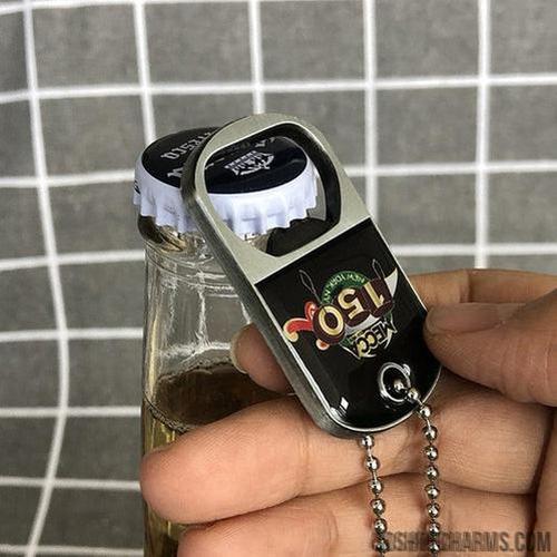 Custom Dog Tag Necklace With Opener