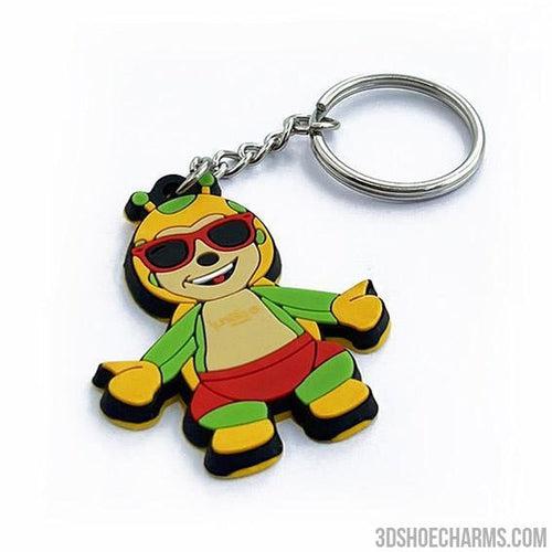 Custom 3D Rubber Keychains