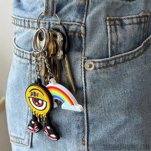 Custom 3D Rubber Keychains