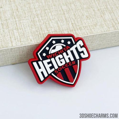 Custom 3D Die Cut Rubber Badge