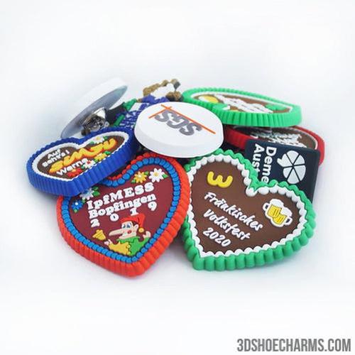 Custom 3D Die Cut Rubber Badge