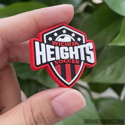 Custom 3d Rubber badge with Pin