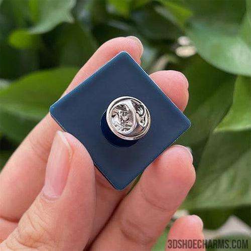 Custom 3d Rubber badge with Pin