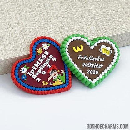 Custom 3d Rubber badge with Pin