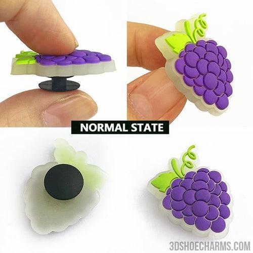 Fruit Clog Pins - Glowing