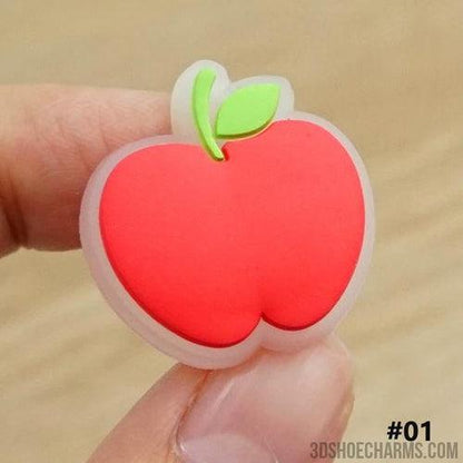 Glow-in-the-Dark Fruit Clog Charms
