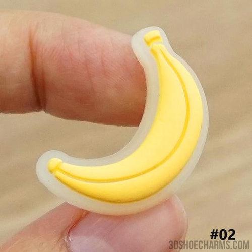 Glow-in-the-Dark Fruit Clog Charms