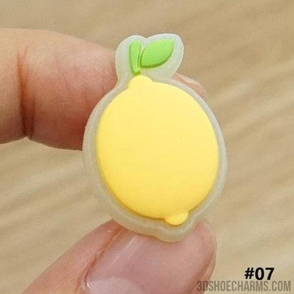 Glow-in-the-Dark Fruit Clog Charms
