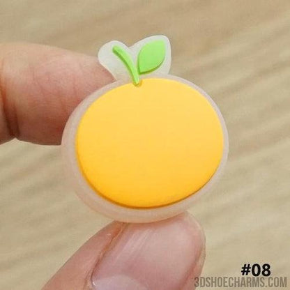 Glow-in-the-Dark Fruit Clog Charms