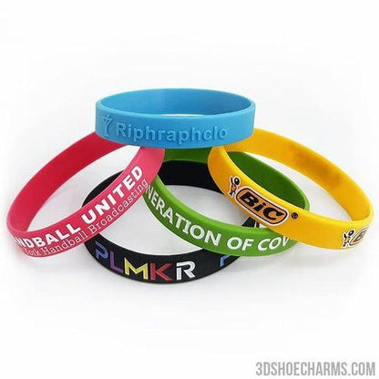 Custom Solid Silicone Wristbands