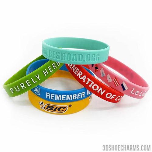 Custom Solid Silicone Wristbands