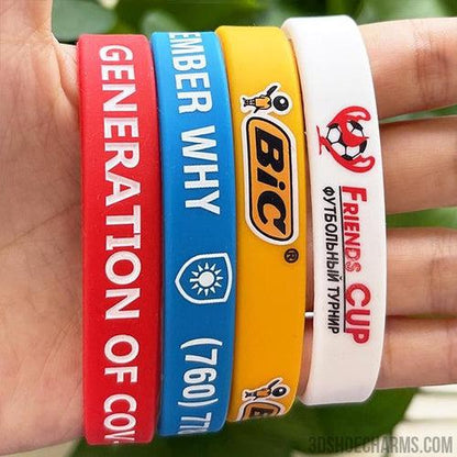 Custom Solid Silicone Wristbands
