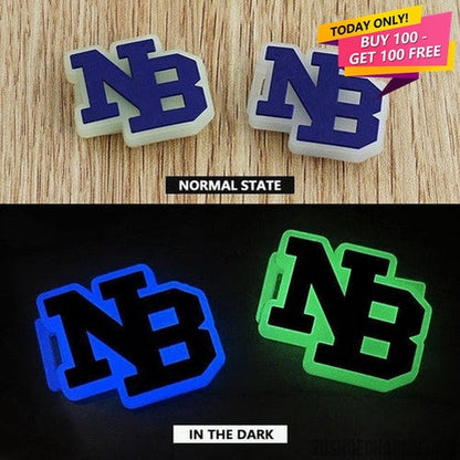 Glow-in-the-Dark Custom Versatile Shoe Charms - Free Design Proof & Quote