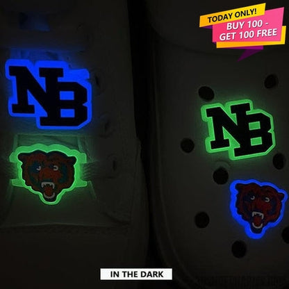 Glow-in-the-Dark Custom Versatile Shoe Charms - Free Design Proof & Quote
