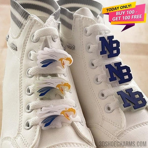 Custom Sunlight Color-Changing Clip Shoe Charms