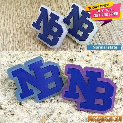 Custom Sunlight Color-Changing Clip Shoe Charms