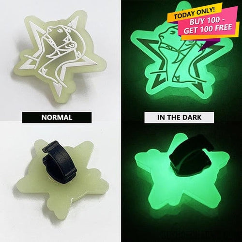 Glow-in-the-Dark Custom Clip Shoe Charms