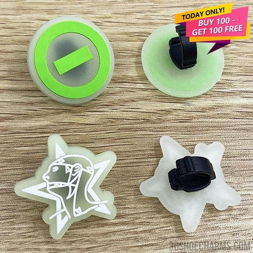 Glow-in-the-Dark Custom Clip Shoe Charms