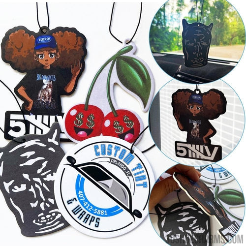 Custom Die-Cut Car Air Fresheners with Logo - Order online