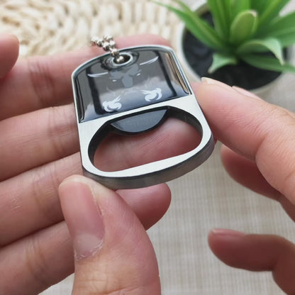 Custom Dog Tag Necklace With Opener