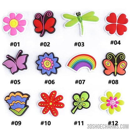 Garden Clip Shoelace Charms - Regular