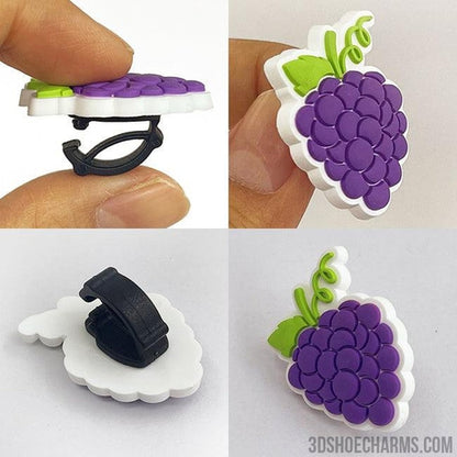 Fruit Clip Shoelace Charms - Regular