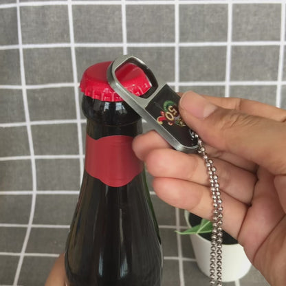 Custom Dog Tag Necklace With Opener