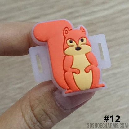 Animal Shoelace Charms - Glowing