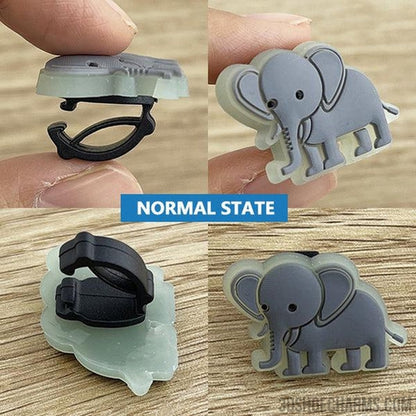 Animal Clip Charms - Glowing