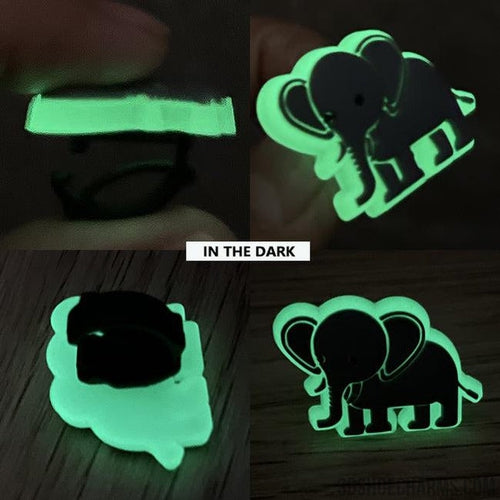 Animal Clip Charms - Glowing