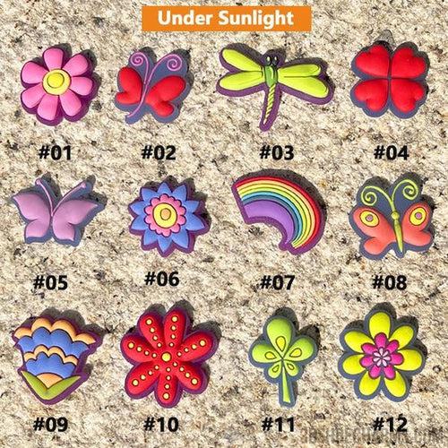 UV Color-Changing Nature Clog Charms