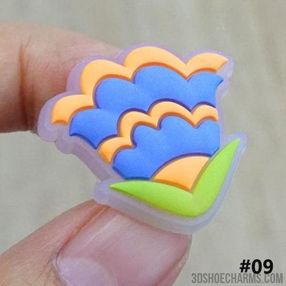 UV Color-Changing Nature Clog Charms