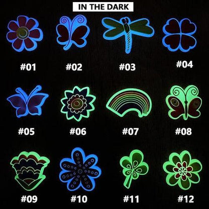 Glow-in-the-Dark Nature Clog Charms