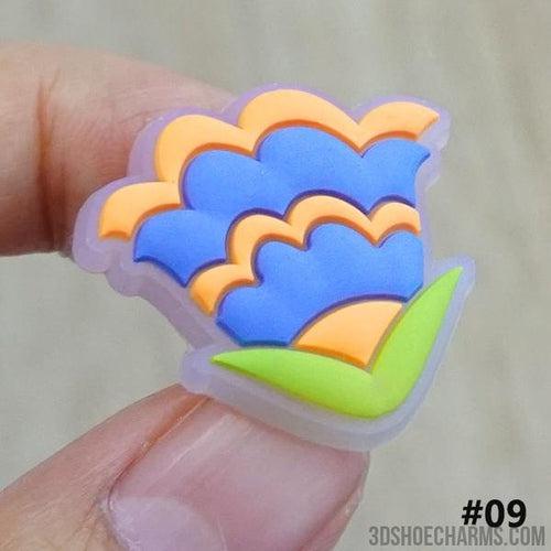 Glow-in-the-Dark Nature Clog Charms