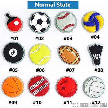 Ball Clip Charms - Glowing