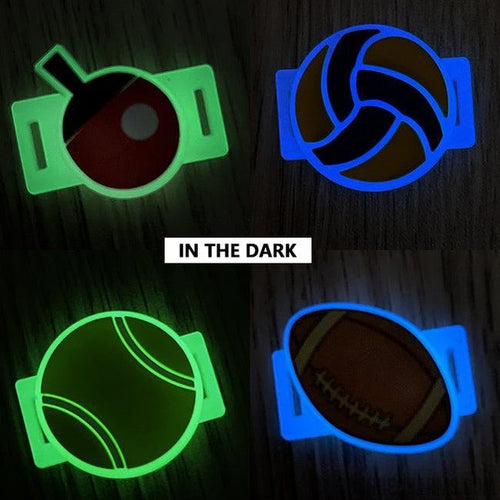 Glow-in-the-Dark Sports Versatile Charms