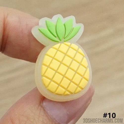 UV Color-Changing Fruit Clog Charms