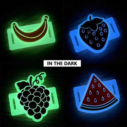 Fruit Shoelace Charms - Glowing