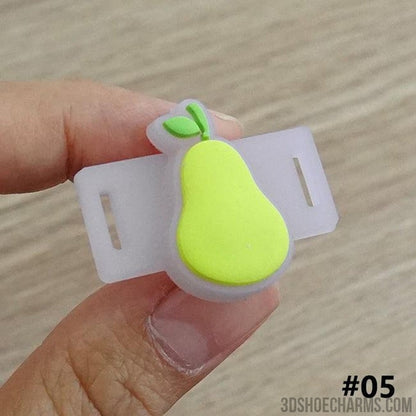 Fruit Shoelace Charms - Glowing
