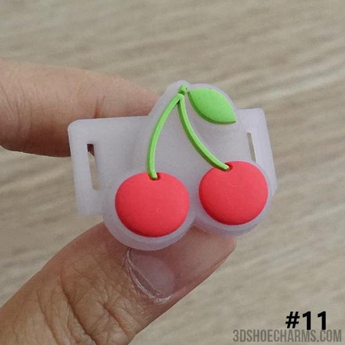 Fruit Shoelace Charms - Glowing