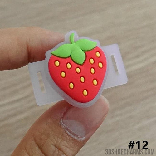 Fruit Shoelace Charms - Glowing