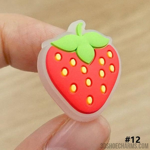 Fruit Clip Charms - Glowing